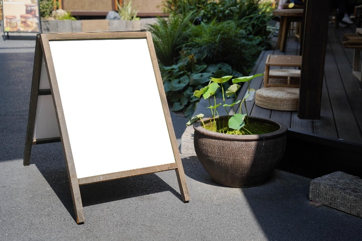 MDF Wood A frame board