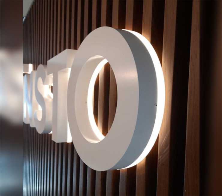 Push Through 3D Signage
